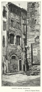 Dantes hus, Florens av William Henry James after Boot